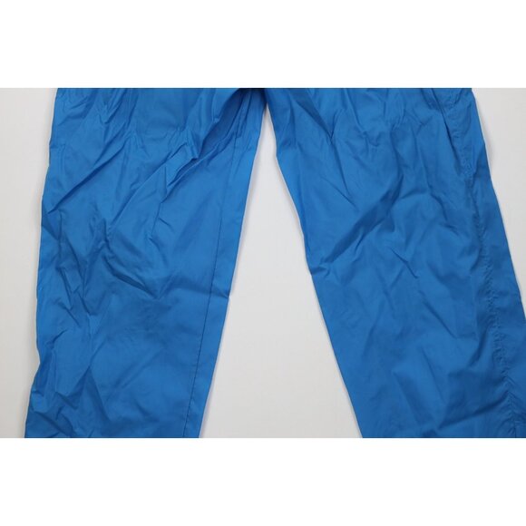 Vintage 80s 90s Adidas Mens Medium Spell Out Windbreaker Joggers Pants Blue - Picture 12 of 14